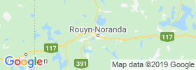 Rouyn Noranda map
